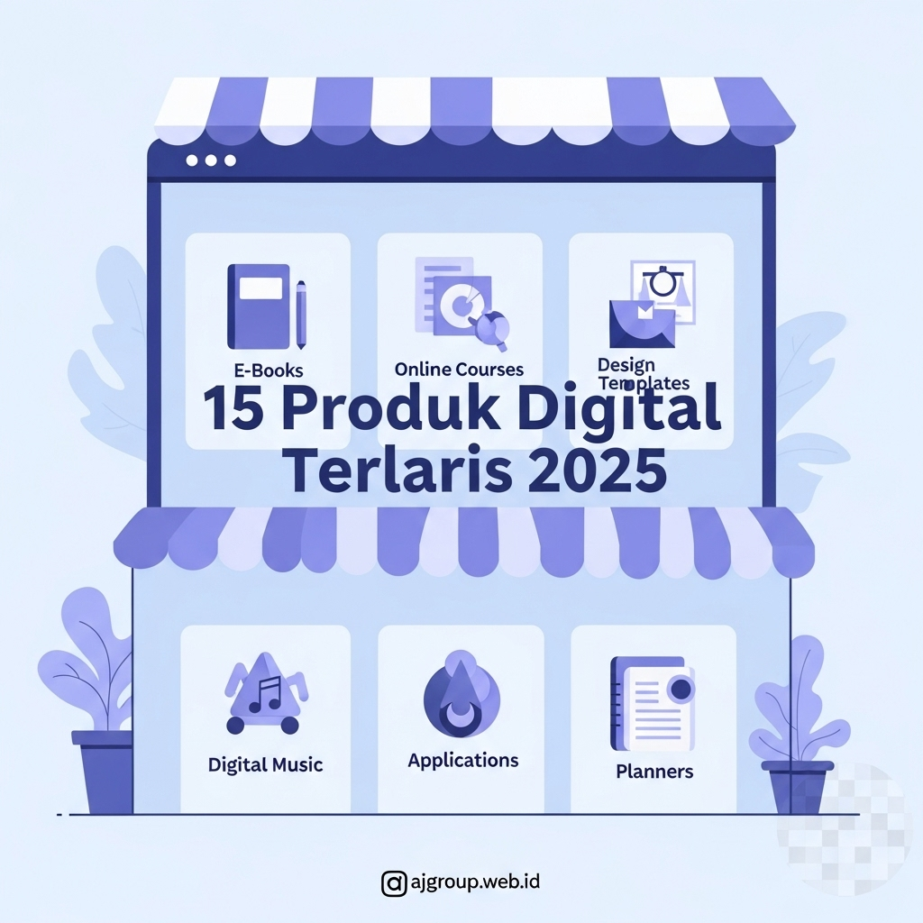 15 Produk Digital Terlaris 2025: Ide Bisnis Online yang Paling Dicari di Google