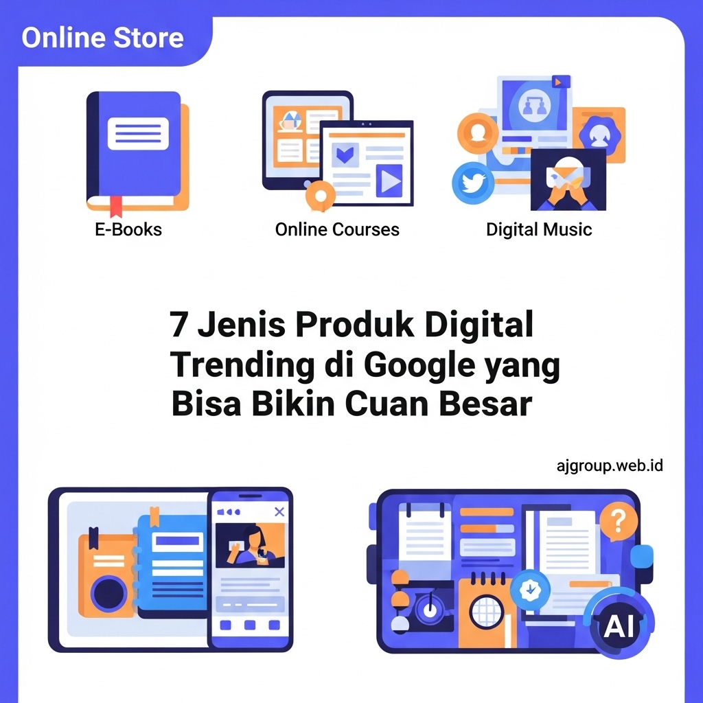 7 jenis produk digital trending di google yang bisa bikin cuan besar