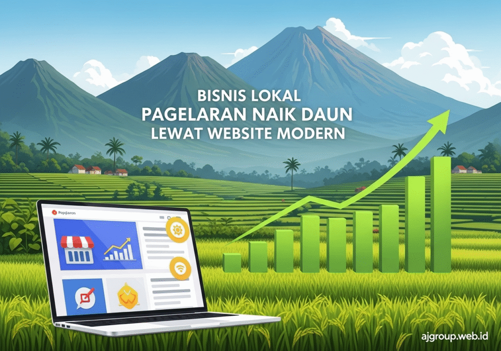 cara bisnis lokal pagelaran malang naik daun lewat jasa pembuatan website modern