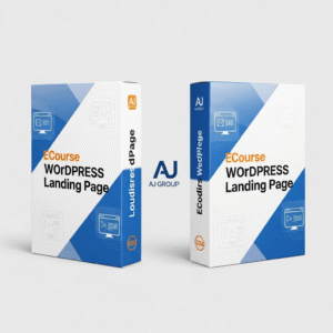 Ecourse WordPress Landing Page