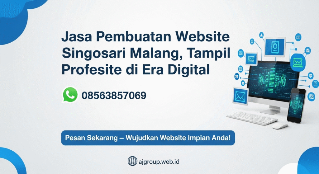 jasa pembuatan website singosari malang, tampil profesional di era digital