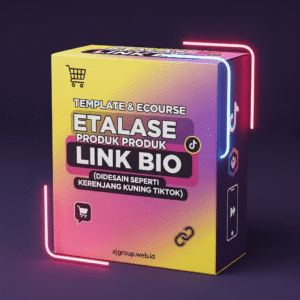 Template & Ecourse Etalase Produk Link Bio