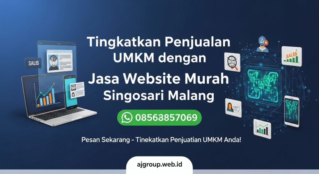tingkatkan penjualan umkm dengan jasa website murah singosari malang