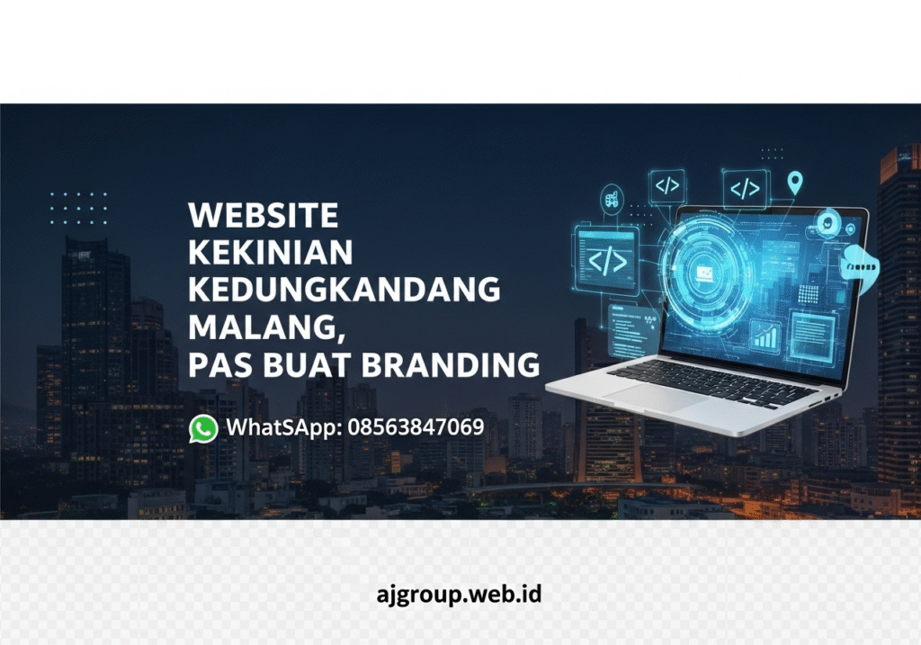 Website Kekinian Kedungkandang Malang, Pas Buat Branding