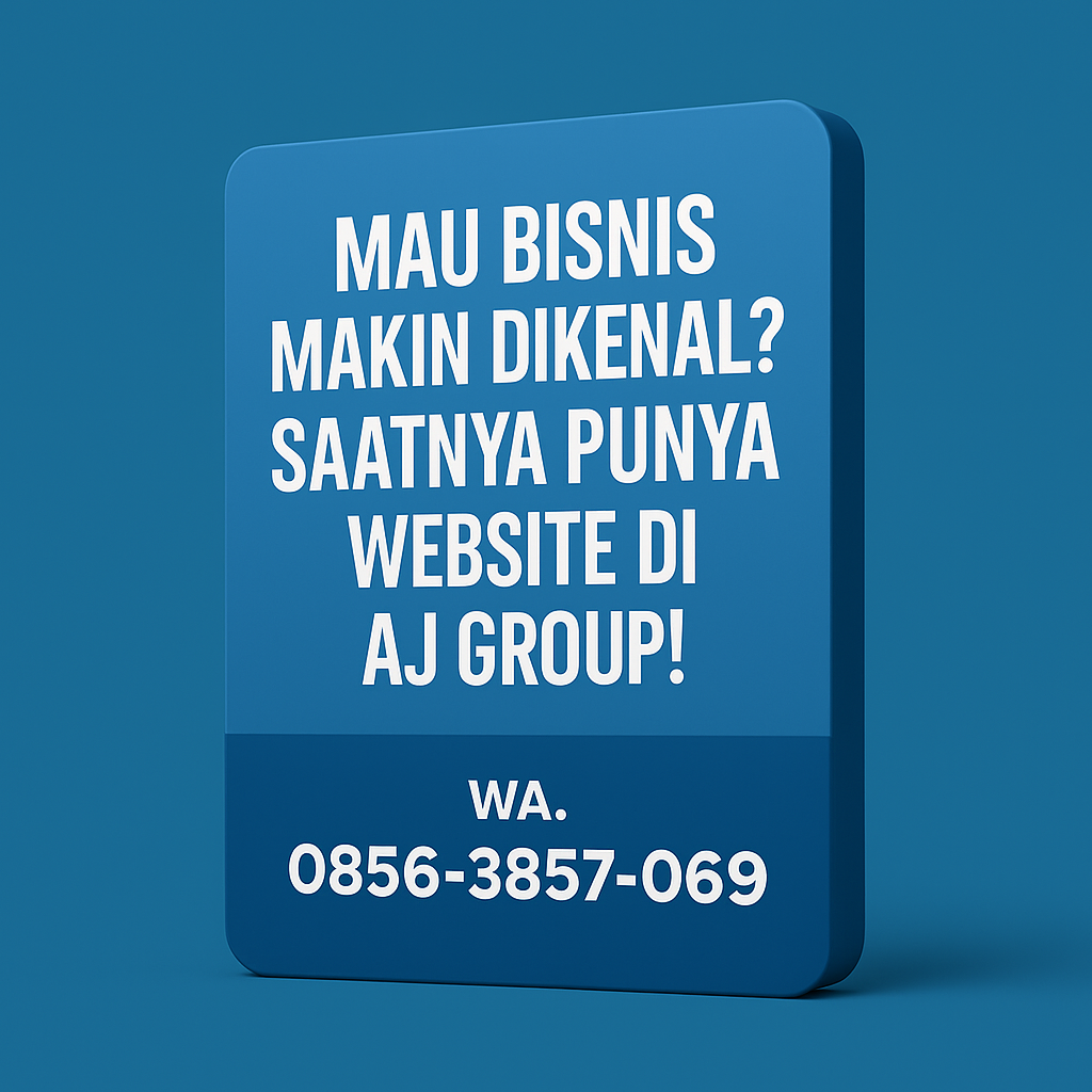 Tentang Jasa Website AJ Group