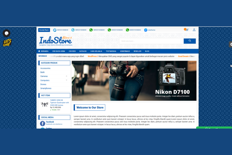Website Indo Store