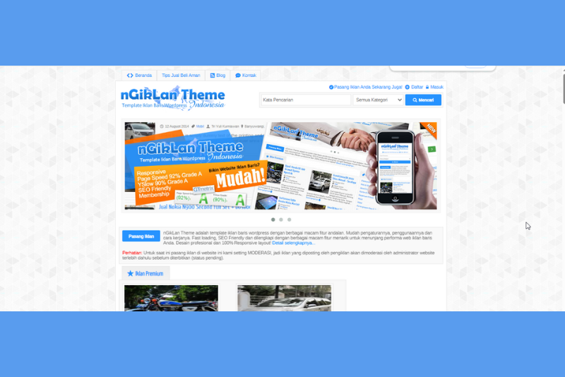 Website Pasang Iklan