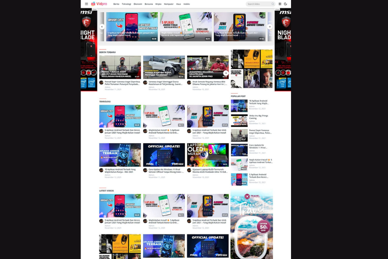 Website Video Pro