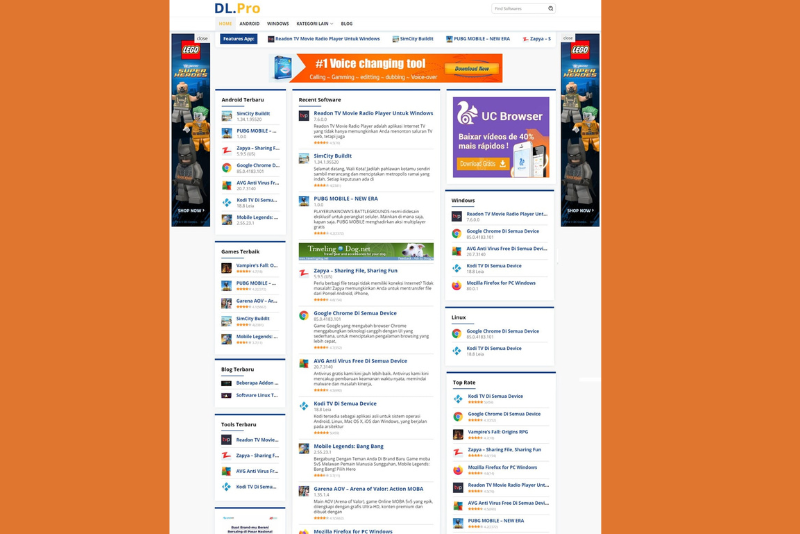 Website Aplikasi DL PRO