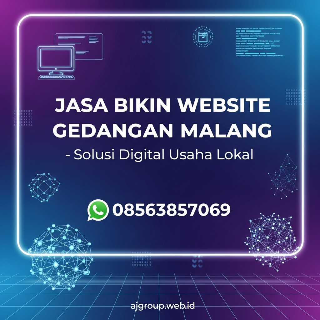 Jasa Bikin Website Gedangan Malang – Solusi Digital Usaha Lokal