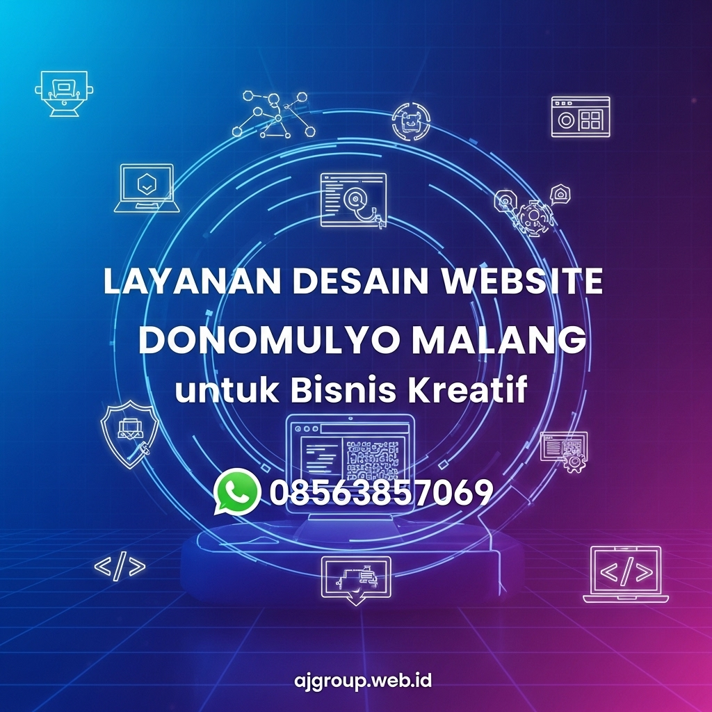 Layanan Desain Website Donomulyo Malang untuk Bisnis Kreatif