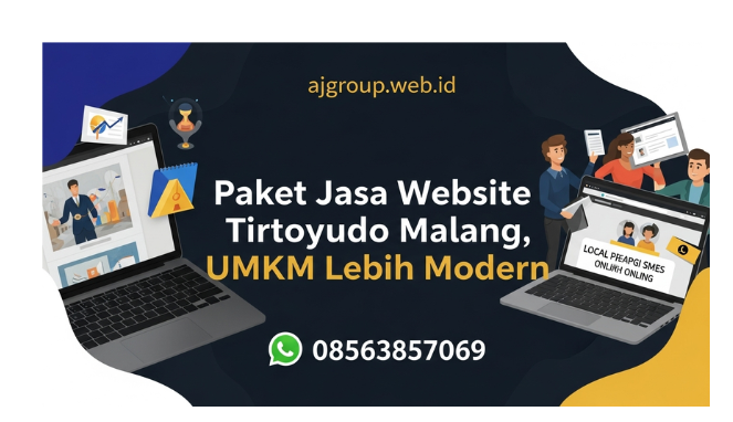 Paket Jasa Website Tirtoyudo Malang, UMKM Lebih Modern