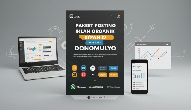 Paket Posting Iklan Organik Donomulyo Malang