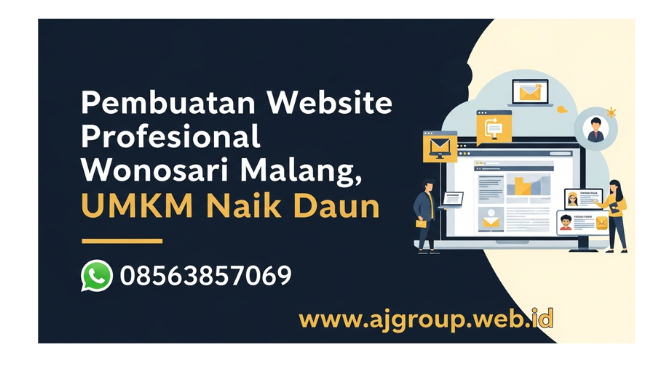 Pembuatan Website Profesional Wonosari Malang, UMKM Naik Daun